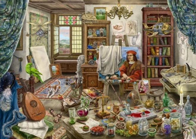 Puzzle Ravensburger Exit: Ateliér umělce 759 dílků
