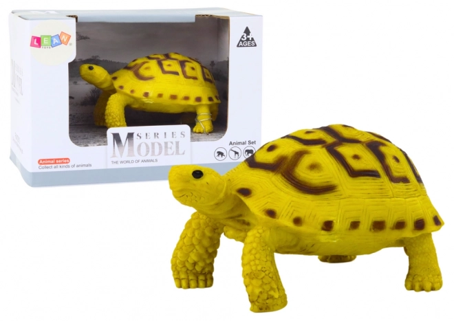 Sběratelská figurka želva plaz žlutohnědá D