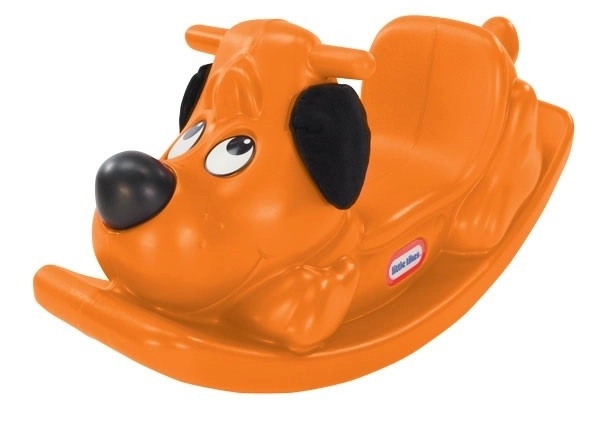 Oranžové houpací štěně