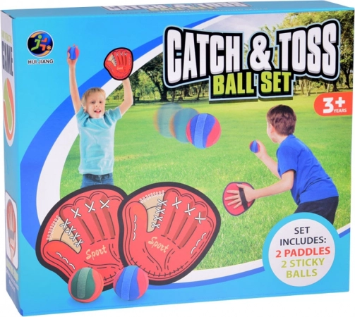 Sportovní hra Catchball sada 2 x terč + 2 míčky