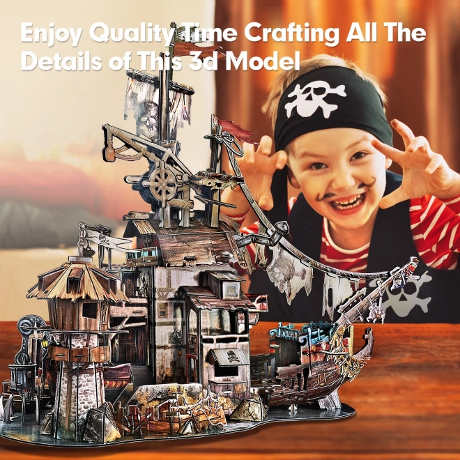 3D puzzle - Pirátská zátoka