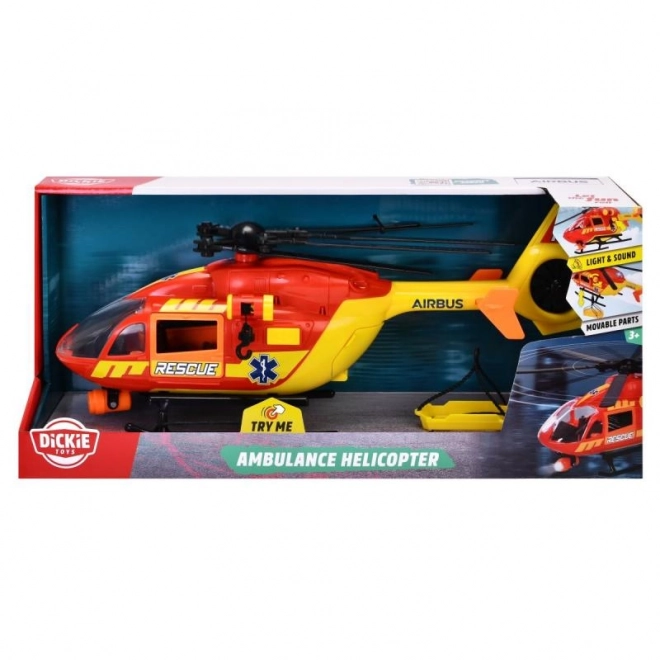 Záchranářská helikoptéra s efekty 36 cm