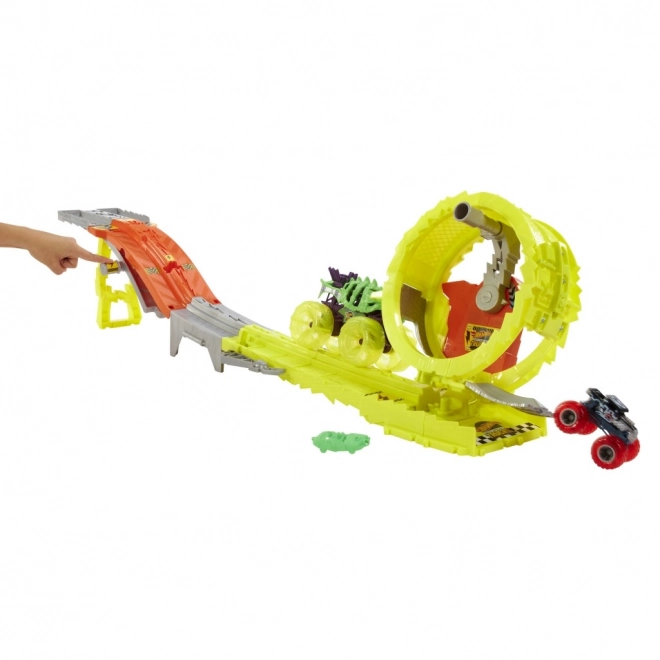 Hot Wheels Monster trucks power smashers dráha masivní destrukce