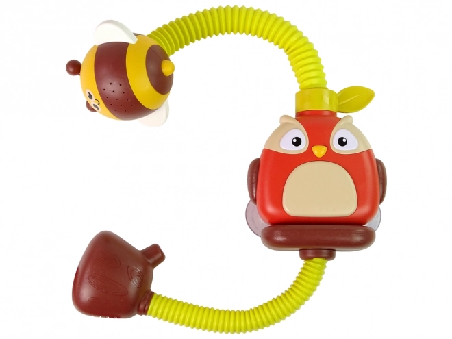 Hračka do koupele Sova Sprcha Bee