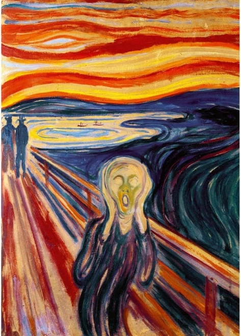 Puzzle TREFL Art Collection: Výkřik 1000 dílků