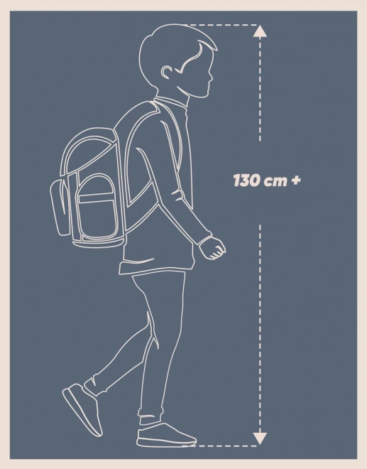 BAAGL set batoh, penál a sportovní taška Skate Indigo