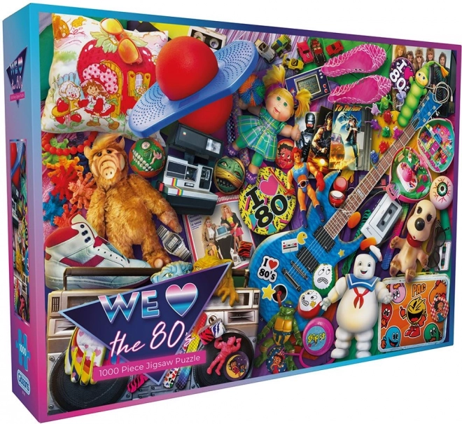 Gibsons Puzzle Milujeme 80. léta 1000 dílků