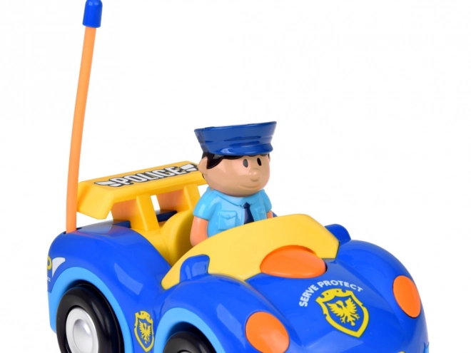 Zábavné zdalně ovládané policejní auto pro děti
