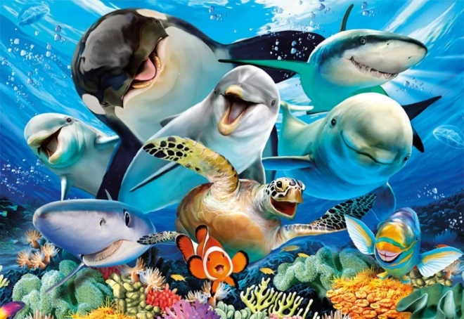 Educa Puzzle Podvodní Selfie 500 Dílů