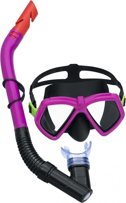 Růžový potápěčský set s maskou a šnorchlem