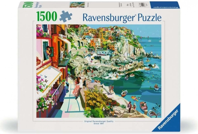 Romantická puzzle Cinque Terre