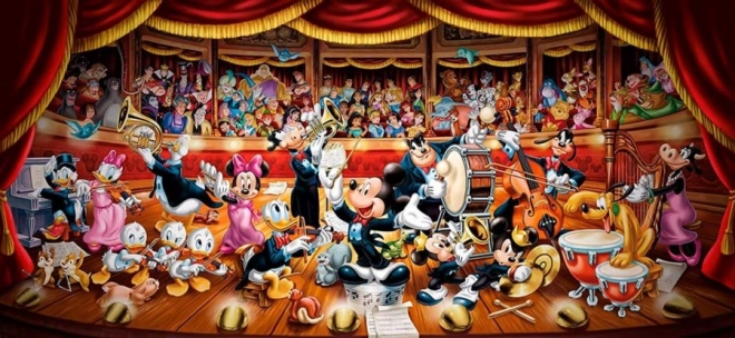 CLEMENTONI Puzzle Disney orchestr 13200 dílků