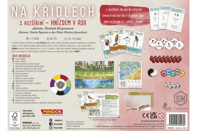 Na křídlech: Rozšíření 3 -Hnízdem v Asii
