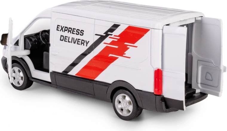 Otevírací přední dveře a detailní interiér