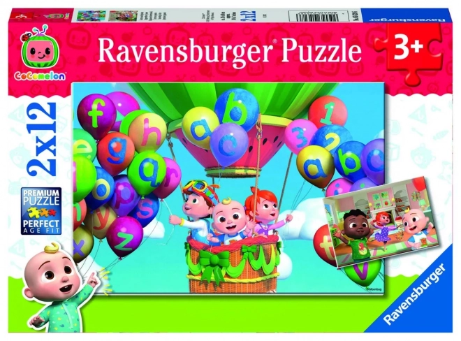 RAVENSBURGER Puzzle Cocomelon 2x12 dílků