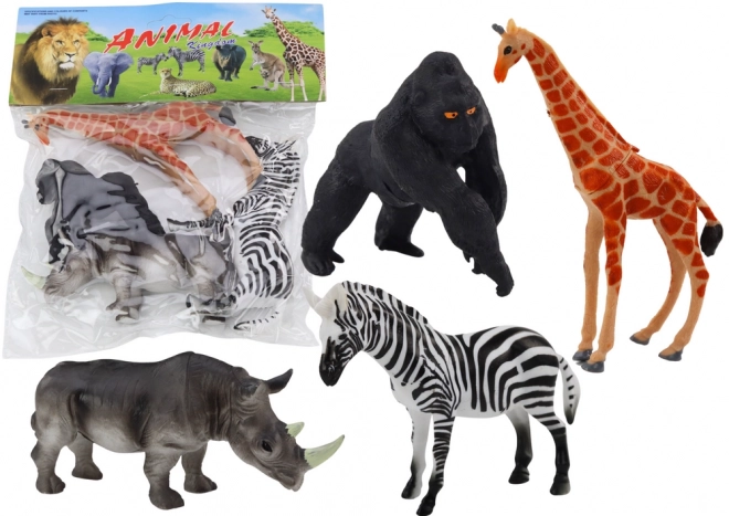 Sada afrických zvířátek – 4 kusy