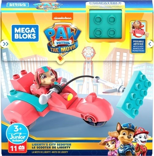 MEGA BLOKS Tlapková patrola Liberty a její motorka