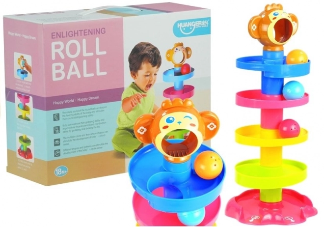 Vzdělávací třídička sklíček Baby Monkey