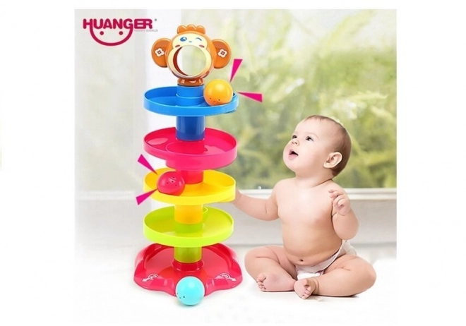 Vzdělávací třídička sklíček Baby Monkey