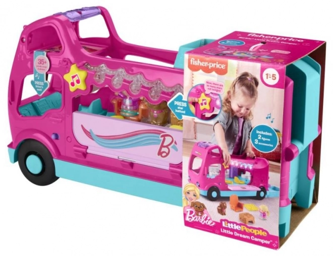 Karavan snů Barbie od Fisher-Price se světly a zvuky
