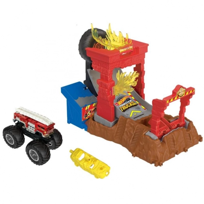 Hot Wheels Monster trucks aréna - závodní výzva herní set HNB87 – HW Tiger Shark