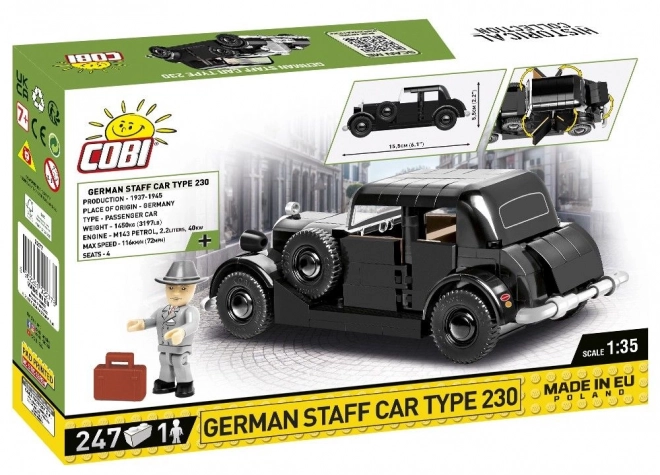 COBI 2277 II WW German staff car type 230, 247 k, 1 f