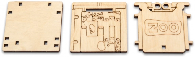 Dřevěné 3D puzzle ZOO