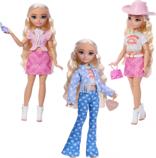 Lalka Barbie Dream Besties Malibu Festivalové stylizace
