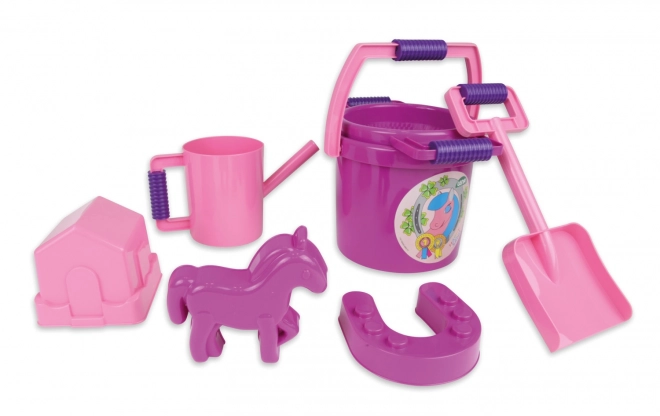 Lena pískový set statek s poníkem