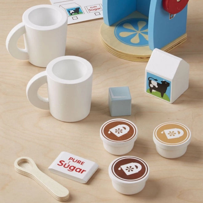 Dřevěná sada na přípravu kávy pro děti Melissa & Doug