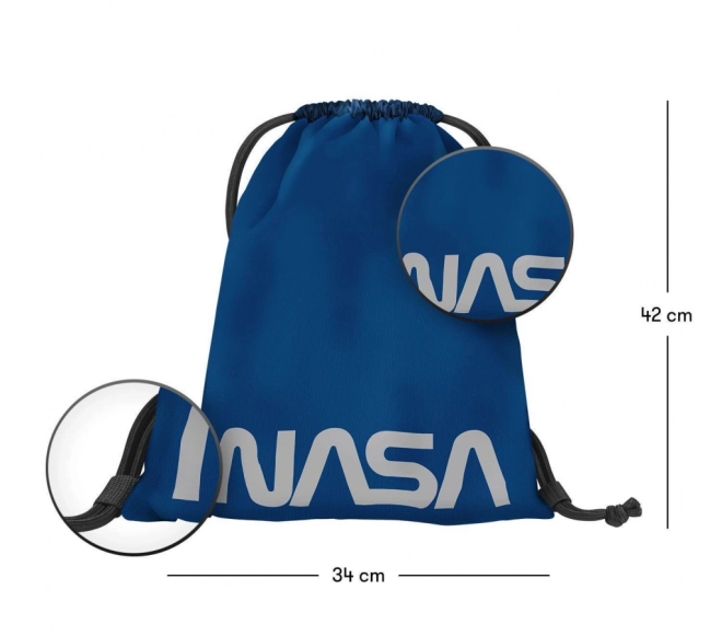 Sáček na záda NASA modrý