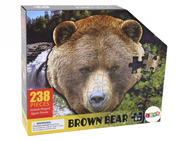 Puzzle 237 Dílků Motiv Medvědí Hlavou