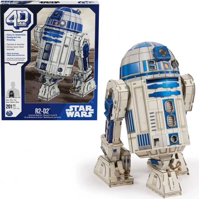 Fdp 4d puzzle star wars robot r2-d2