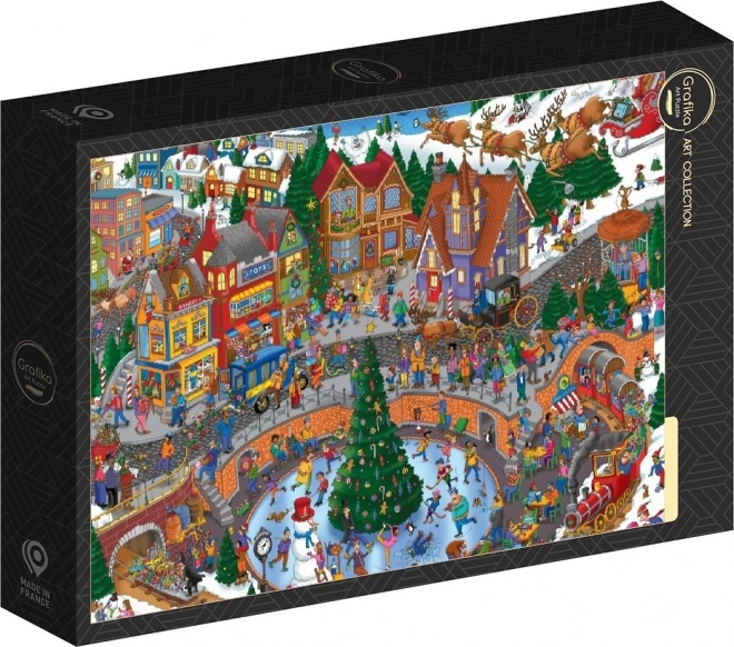 Grafika Puzzle Vánoční Zmatky 500 Dílů