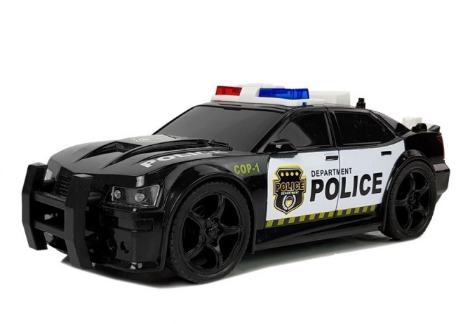 Policejní auto 1:20 Drive Fricative Sound Světelné efekty černá