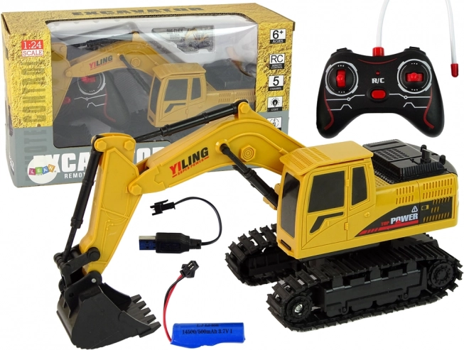 rc rypadlo 1:24 žluté