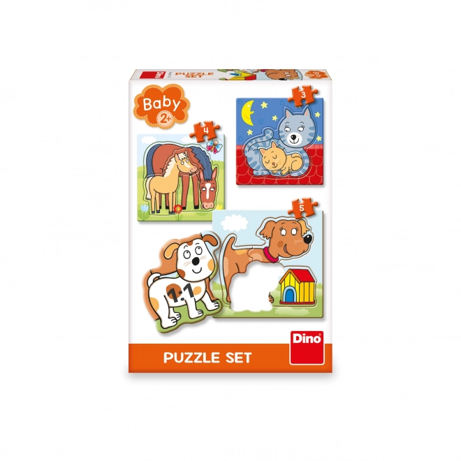 ZVÍŘÁTKA 3-5 baby Puzzle set