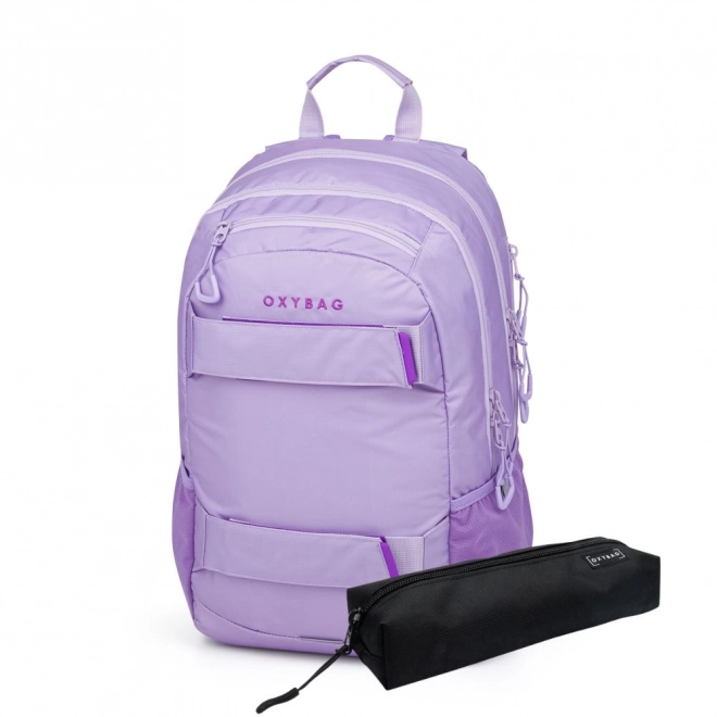Studentský batoh a pouzdro OXY SPORT Violet