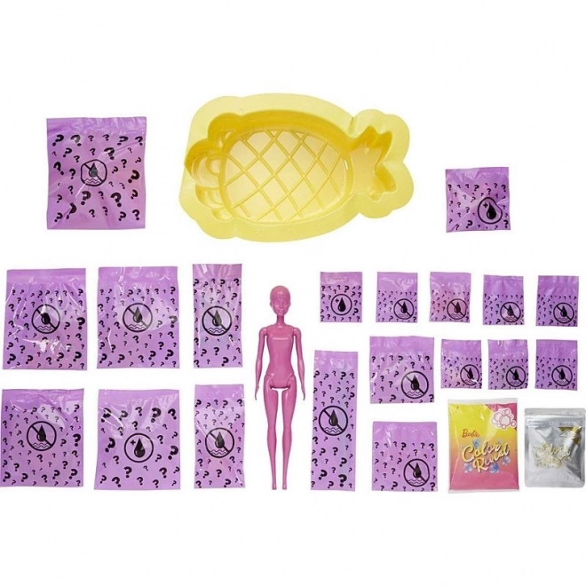 Barbie Color Reveal panenka - Pěna plná zábavy