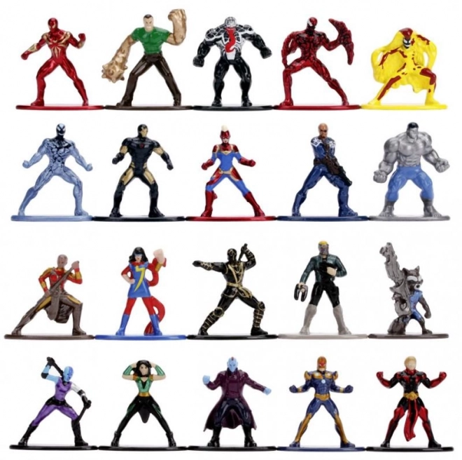 Marvel Kovové sběratelské nanofigurky 20 ks