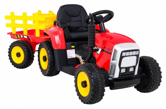 Dětský traktor s přívěsem BLOW červený