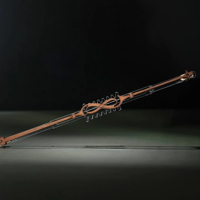 RoboTime dřevěné mechanické puzzle Kouzelné violoncello (elektrický pohon)