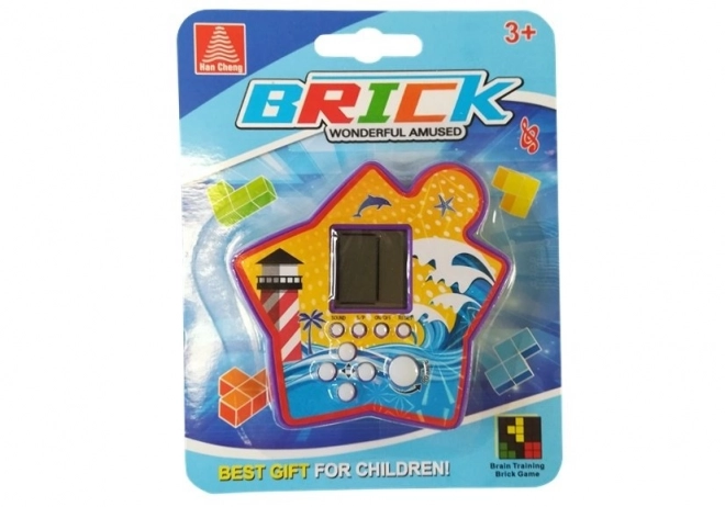 Kapesní Elektronická Hra Tetris Fialová