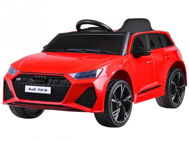 Elektrické auto pro děti Audi RS 6 – Červená
