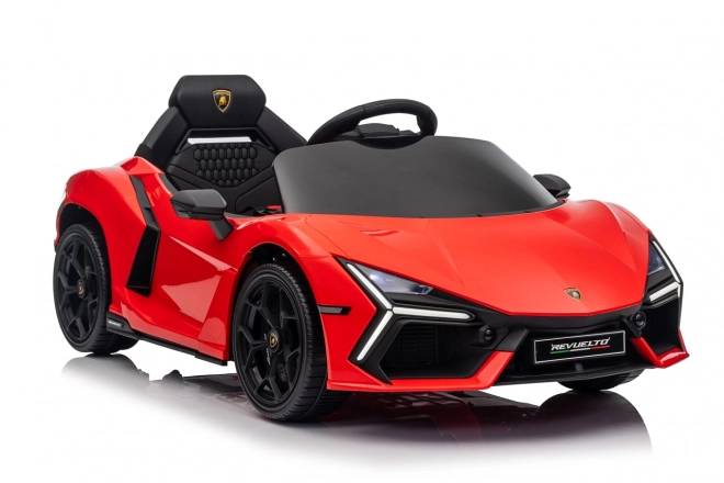 Dětské auto Lamborghini Revuelto červené