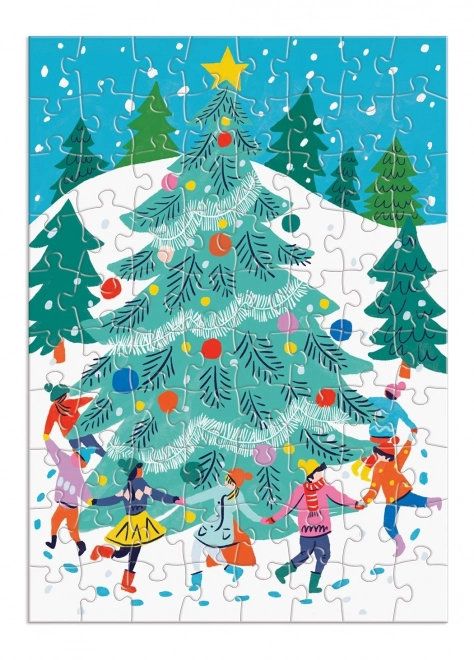 Adventní kalendář s puzzle Galison - 12v1