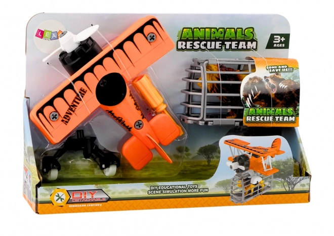 Aeroplane Avionette Přepravní klec pro domácí mazlíčky Lion Spin Orange