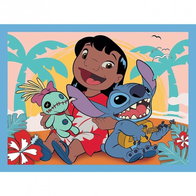 Puzzle 2v1 memoáry Lilo a Stitch