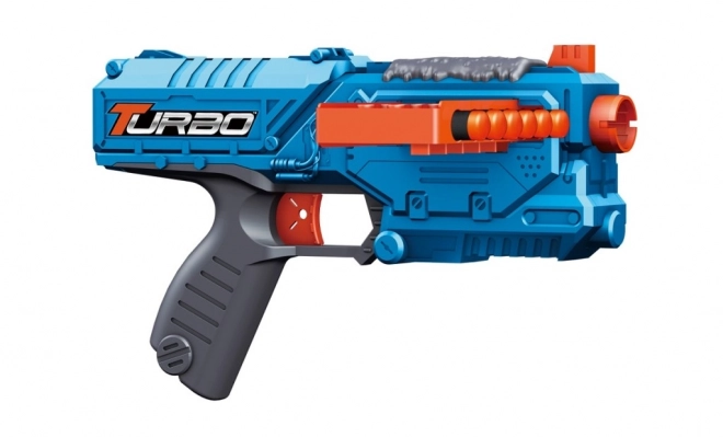 Blaster Turbo mini s vysouvacím zásobníkem + 10 ks nábojů