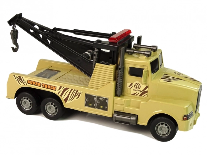 Auto Tow Truck Roadside Assistance 1:10 – Rope Military Brown